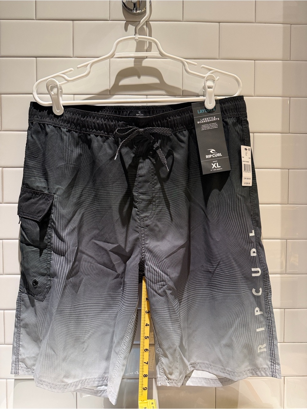 NWT XL Rip Curl Shock Easy Fit Men's Board Shorts Swim Trunks - Picture 5 of 6